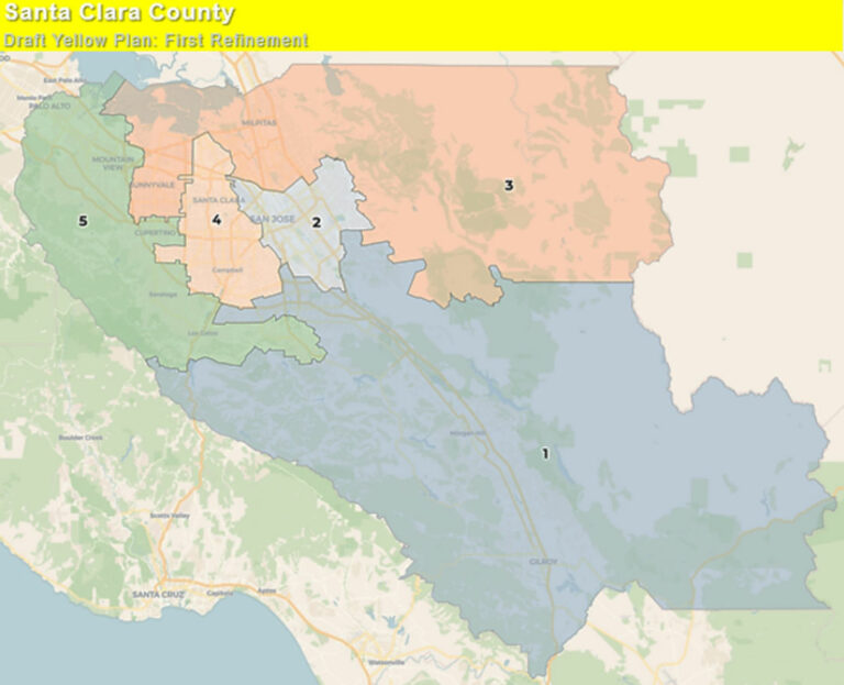 Politicos attack Santa Clara County redistricting map