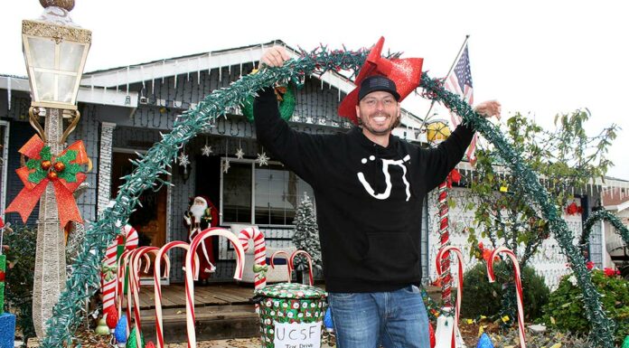 Rocci Cetani Christmas lights west eighth street