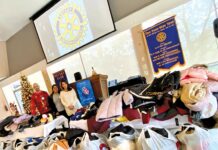 rotary club of gilroy winter community service project cold weather clothing coats