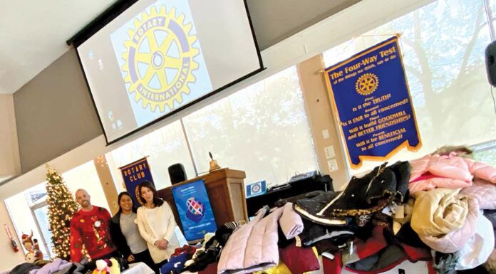 rotary club of gilroy winter community service project cold weather clothing coats