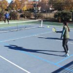 Image for display with article titled Pickleball finds temporary home at Sunrise Park