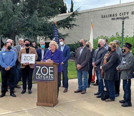 zoe lofgren congress salinas city hall 18th district jimmy panetta robert rivas