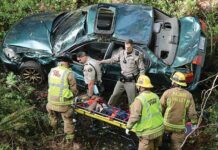 hecker pass road highway crash cal fire california highway patrol