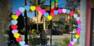 downtown gilroy heart bombing business association monterey street valentine's day