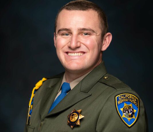 Gilroyan sworn in as CHP officer Timothy Patrick Mahanay california highway patrol officer