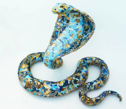 Canadian artist showing eco-friendly work at Gallery 1202 yulia shtern kara the cobra