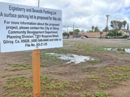 downtown gilroy parking lot eigleberry seventh street gilroy city council