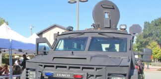 gilroy police department lenco bearcat armored vehicle