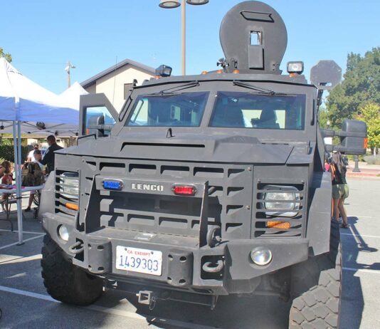 Gilroy Police drafting military equipment policy gilroy police department lenco bearcat armored vehicle