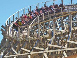 Great America to close in next decade california's great america gold striker wooden roller coaster