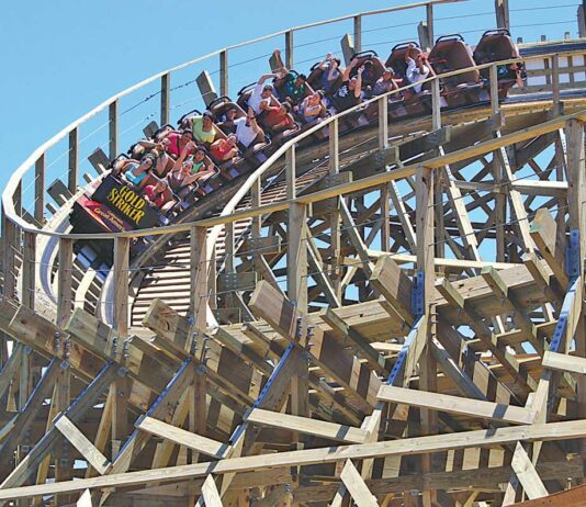 Great America to close in next decade california's great america gold striker wooden roller coaster