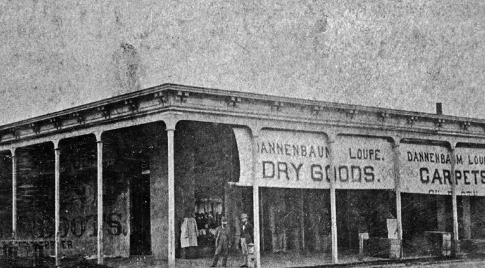 Dannenbaum Loupe Dry Goods and Carpet Store fifth monterey street downtown gilroy 1877