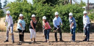 downtown gilroy parking lot groundbreaking city council eigleberry seventh street