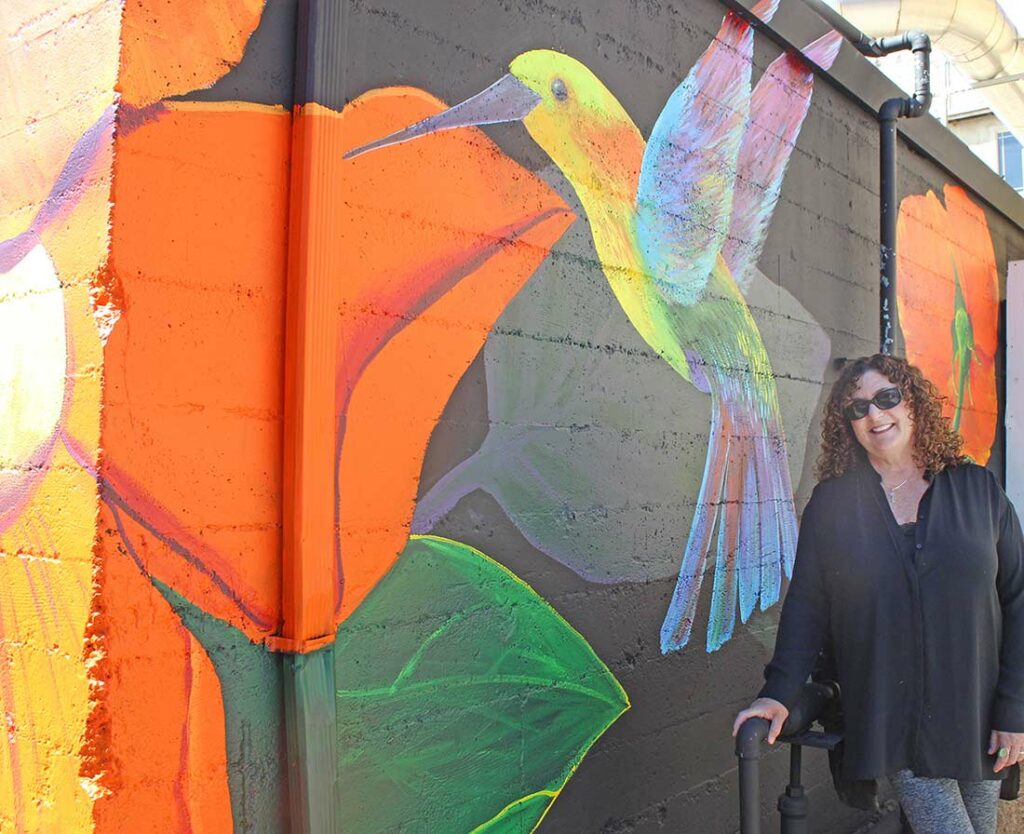 sheryl cathers mural downtown gilroy railroad alley tempo kitchen bar