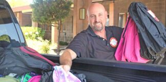 rotary club of gilroy community solutions backpack drive tony kranz