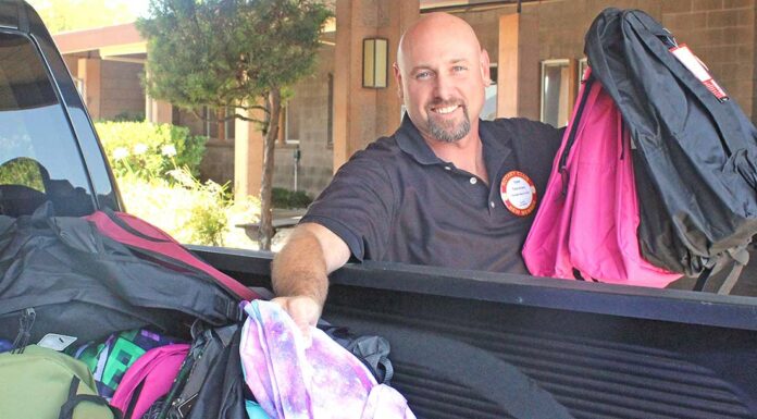 rotary club of gilroy community solutions backpack drive tony kranz