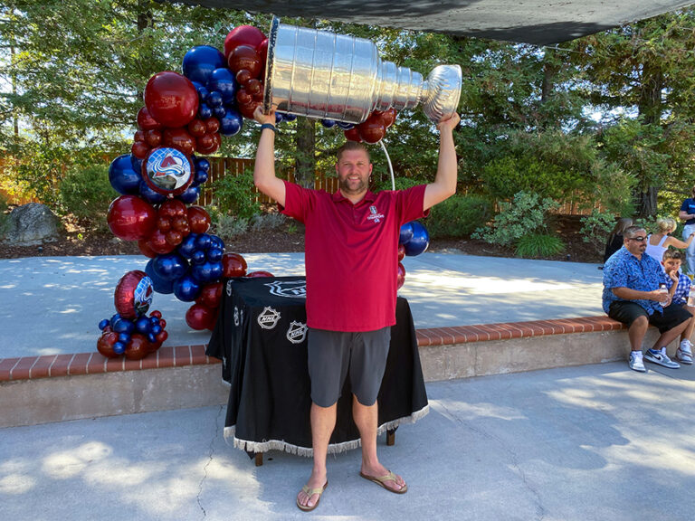Colorado Avalanche’s Brett Heimlich takes the Stanley Cup to Gilroy