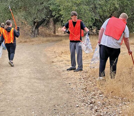 gilroy recreation division coastal cleanup day uvas creek christmas hill park