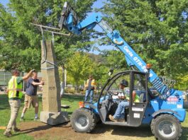 peace project sculpture morgan hill civic plaza