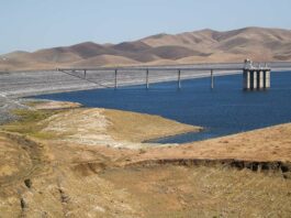 Dry year in California leads to meager water allocation san luis reservoir drought