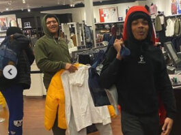 PHOTO: Suspects on the lam after robbing Gilroy store gilroy premium outlets tommy hilfiger robbery
