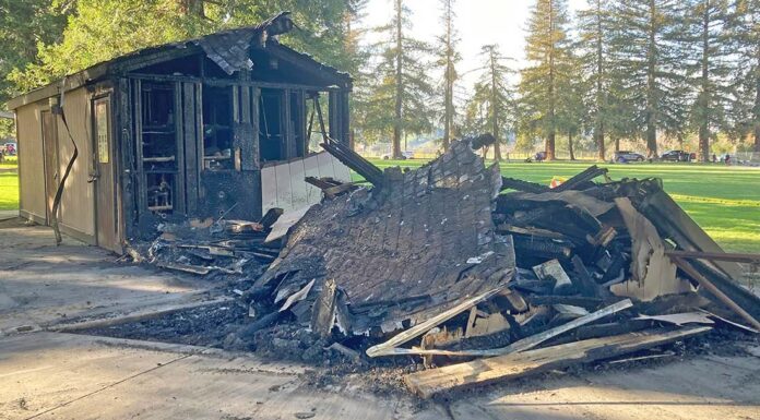 christmas hill park bathroom fire