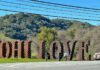 mohi love metal sign winery sycamore creek vineyards watsonville uvas road