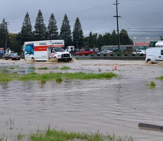 highway 101 flooding