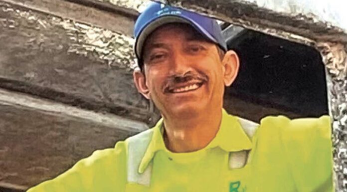 Recology South Valley refuse collector Salvador Plascencia truck driver