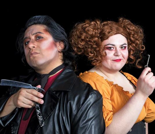 sweeney todd south valley civic theatre guillermo morales vivienne castillo