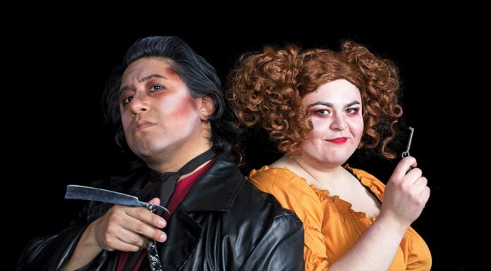 sweeney todd south valley civic theatre guillermo morales vivienne castillo