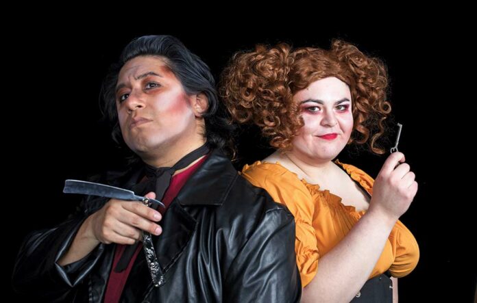 sweeney todd south valley civic theatre guillermo morales vivienne castillo