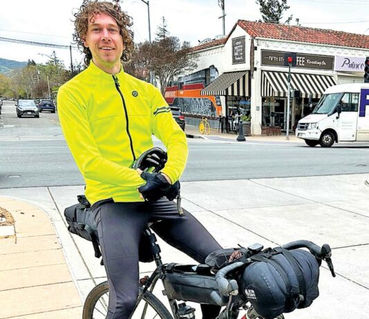 jaco de swart downtown gilroy bicyclist