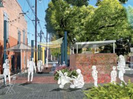downtown gilroy gourmet alley rendering