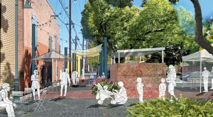 downtown gilroy gourmet alley rendering