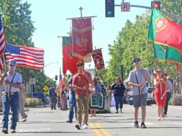 I.F.D.E.S. Portuguese Hall of Gilroy holy ghost parade