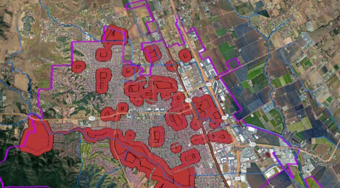 gilroy camping ban map