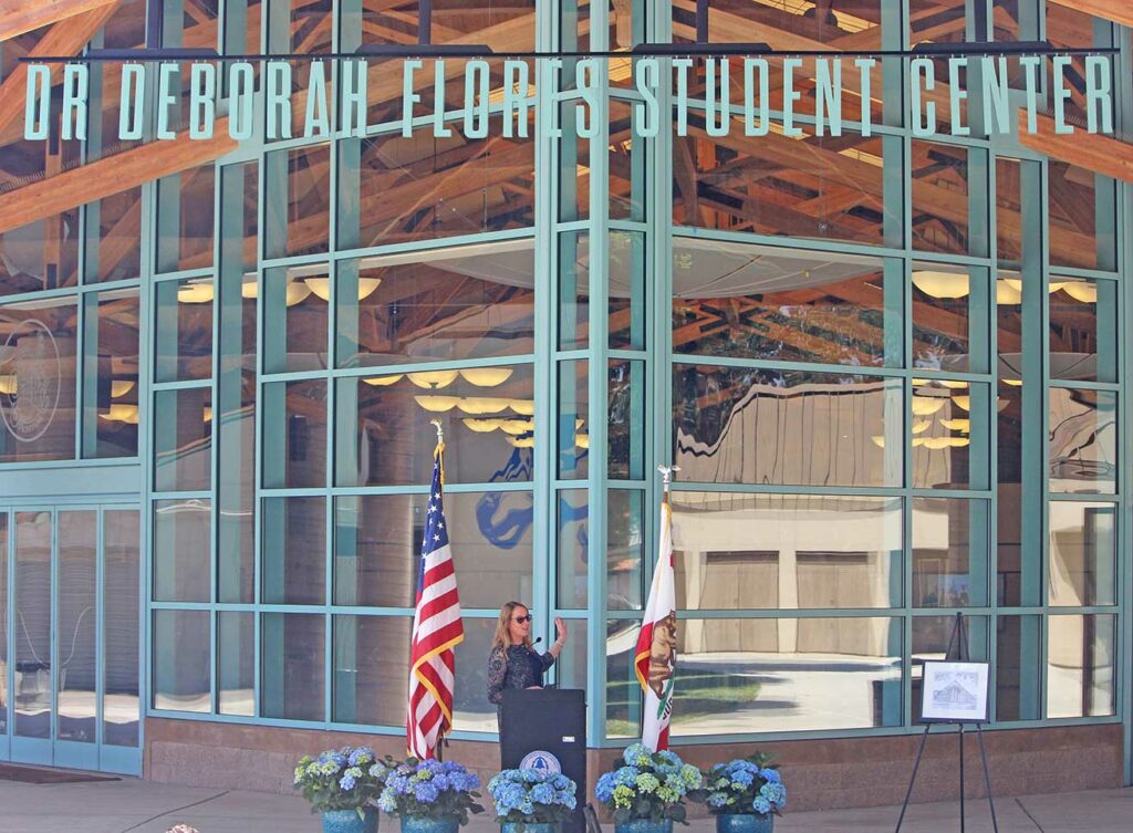 Gilroy Unified School District Superintendent Deborah Flores student center gilroy high school