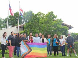 Gilroy raises the Pride flag gilroy city hall pride flag