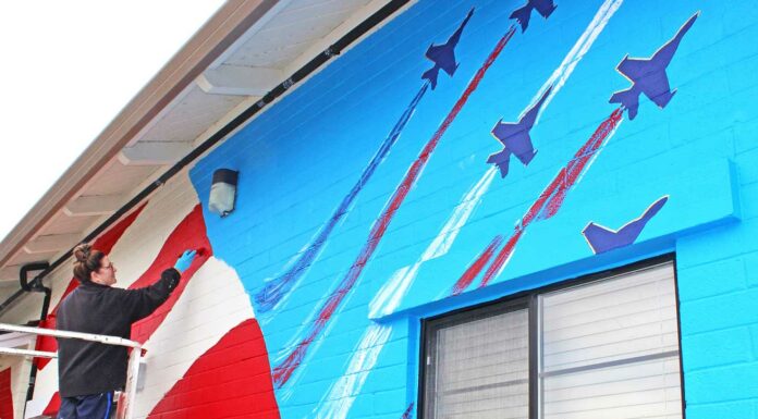 sheryl cathers mural gilroy veterans hall