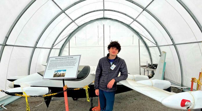 Wings of History Air Museum volunteer Connor Maclean Kittyhawk Heaviside