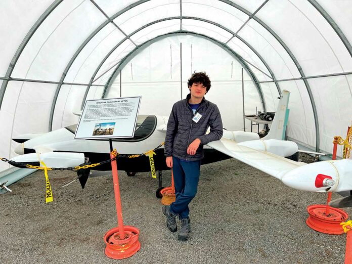 Wings of History Air Museum volunteer Connor Maclean Kittyhawk Heaviside