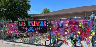 las animas elementary school bike rack decorating contest