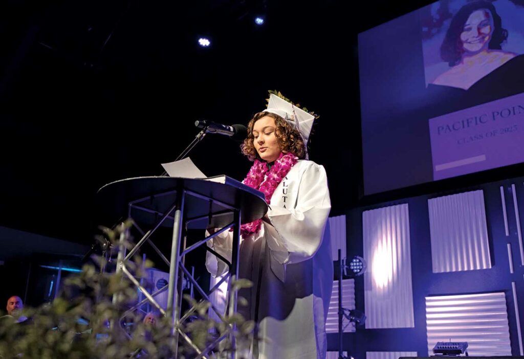 kylie kennedy pacific point christian schools graduation 2023