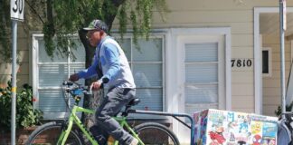 bicycle street vendor downtown gilroy