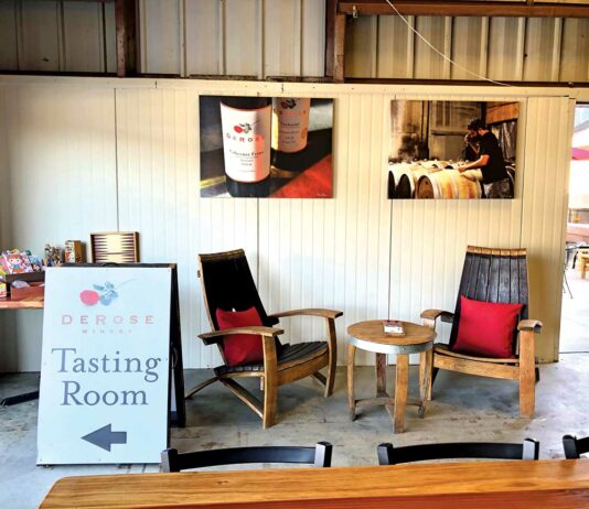 derose vineyards tasting room san martin