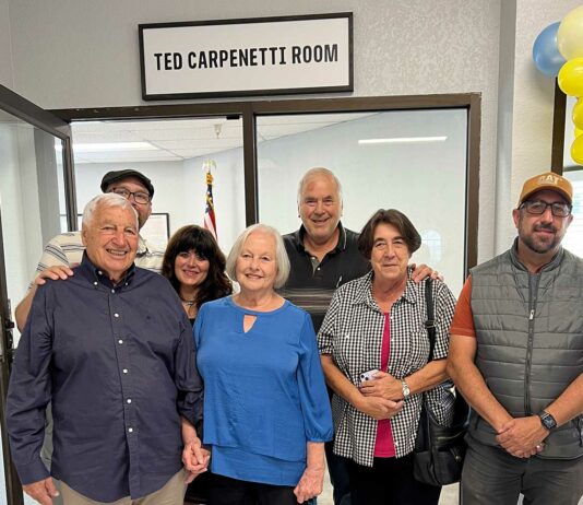 Ted Carpenetti Room gilroy senior center