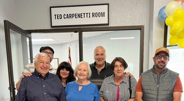 Ted Carpenetti Room gilroy senior center