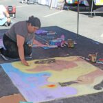 Image for display with article titled PHOTOS: Chalk it up in downtown Gilroy