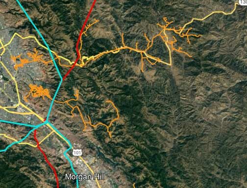 pacific gas and electric pg&e helicopter patrol map